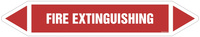 JF156 Fire extinguishing - sheet of 5 stickers