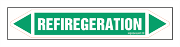 JF395 REFIREGERATION - sheet of 5 stickers