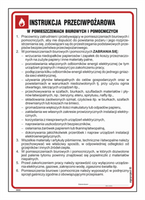 DB005 Fire safety instructions for offices and auxiliary rooms