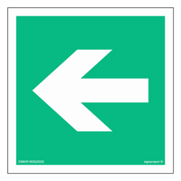 AE005 Direction of escape route