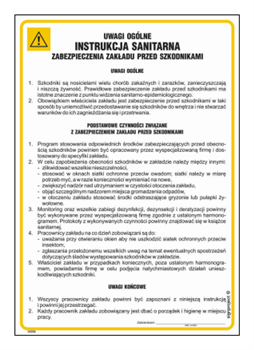 IAG56 Health and safety instructions for protecting the plant against pests