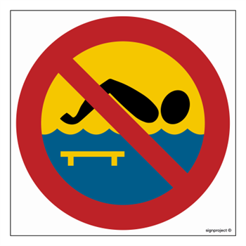 OE011 No swimming - bridge