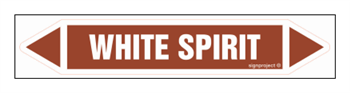 JF474 WHITE SPIRIT - sheet of 5 stickers