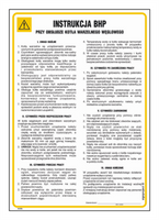 IAG06 Health and safety instructions for the operation of a coal boiling boiler