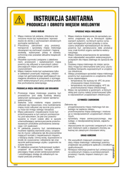 IAG41 Sanitary instruction for the production and marketing of minced meat