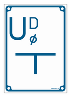 JB008 Orientation board for connecting pipes from the drainage station