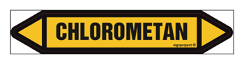 JF072 CHLOROMETHANE - sheet of 5 stickers