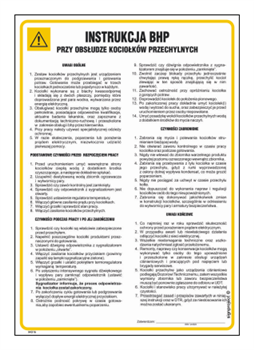 IAG16 Occupational health and safety instructions for the operation of tilting boilers