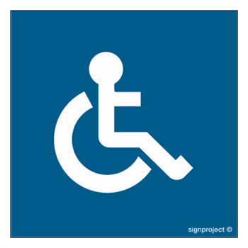 NC037 Public Landing Phone for use by disabled people - sheet of 12 stickers