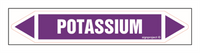 JF335 POTASSIUM - sheet of 5 stickers