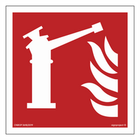 BF015 Fire cannon - sheet of 12 stickers