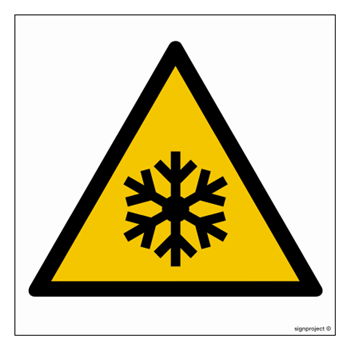 GD010 Low temperature/freezing conditions warning