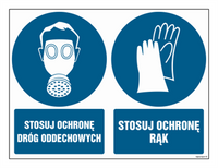 GM034 Wear respiratory protection Use hand protection