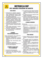 IAG43 Health and safety instructions when using the baguette extender