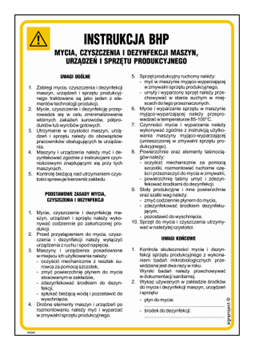 IAG64 Health and safety instructions for washing, cleaning and disinfection of machines