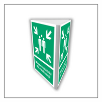 AF807 Evacuation assembly point (3D wall)