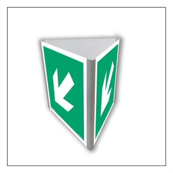 AE806 Escape route direction (3D wall)