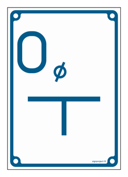 JB005 Orientation board for vent