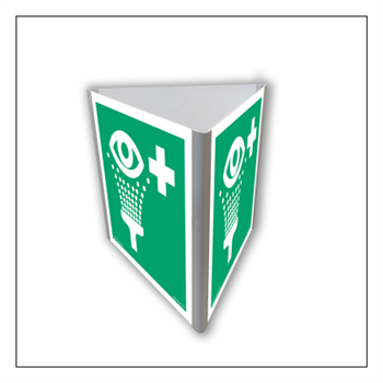 AE811 Eye wash shower (wall-mounted 3D)