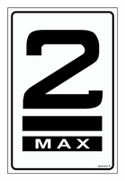 MA005 Store in no more than two layers (determination of the number of layers according to the order). - sheet of 9 stickers