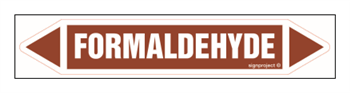 JF164 Formaldehyde - sheet of 5 stickers