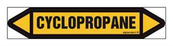 JF104 Cyclopropane - sheet of 5 stickers