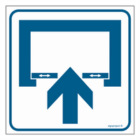 RA069 Attention! The door opens automatically