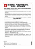 DB006 Fire safety instructions for liquid petrol stations