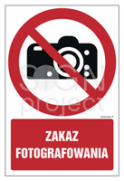 GC028 No Photography - Pack of 10