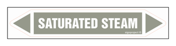 JF411 SATURATED STEAM - sheet of 5 stickers