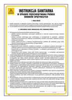 IAG25 Sanitary Instruction for Storage of Foodstuff Samples