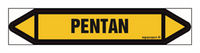 JF316 PENTAN - sheet of 5 stickers