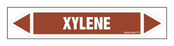 JF518 XYLENE - sheet of 4 stickers