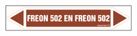 JF171 FREON 502 EN FREON 502 - sheet of 5 stickers