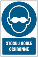 GL058 Use protective googles - pack of 10