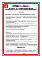 DB004 Instructions for ensuring fire safety