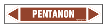 JF320 PENTANON - sheet of 5 stickers