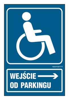 RB026 Access for the disabled from the car park