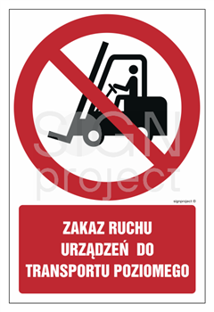 GC005 Prohibition of movement of forklifts