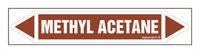 JF269 METHYL ACETANE - sheet of 5 stickers