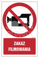 GC029 No filming - pack of 10