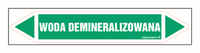 JF479 DEMINERALIZED WATER - sheet of 4 stickers