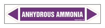 JF028 Anhydrous ammonia - sheet of 5 stickers