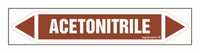 JF005 Acetonitrile - sheet of 5 stickers