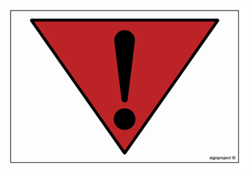 MA006 Roll carefully - sheet of 6 stickers