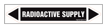 JF389 RADIOACTIVE SUPPLY - sheet of 5 stickers