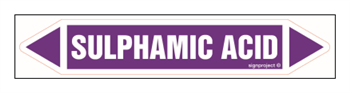 JF440 SULPHAMIC ACID - sheet of 5 stickers