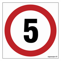 SA003 Speed limit 5