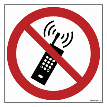 GA013 Prohibition of mobile phones