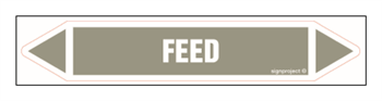 JF153 Feed - sheet of 5 stickers